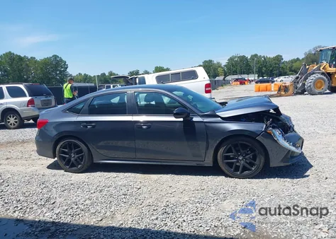 2023 Honda Civic Sport из США, поврежденный, VIN 2HGFE2F58PH558597